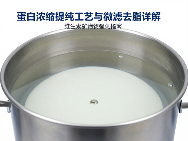 蛋白浓缩提纯工艺与微滤去脂详解,维生素矿物质强化指南