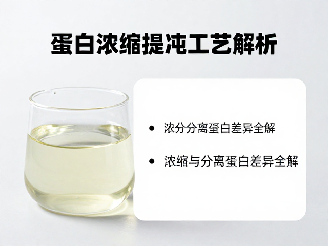 蛋白浓缩提纯工艺解析,水分含量影响,浓缩与分离蛋白差异全解