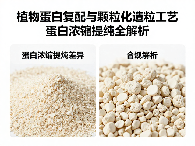 植物蛋白复配与颗粒化造粒工艺，蛋白浓缩提纯全解析