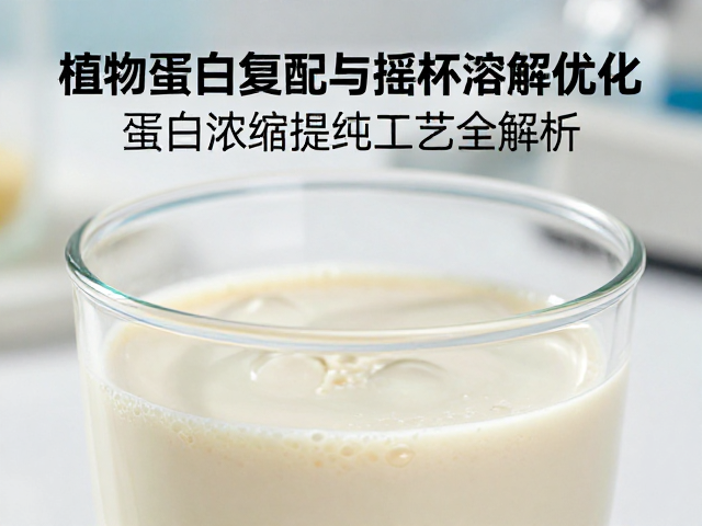 植物蛋白复配与摇杯溶解优化，蛋白浓缩提纯工艺全解析