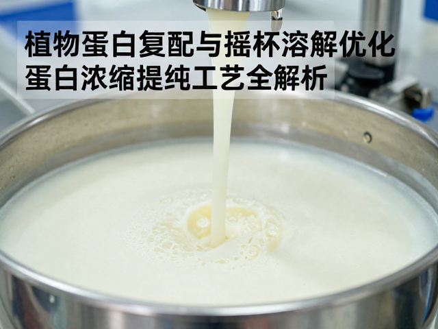 植物蛋白复配与摇杯溶解优化,蛋白浓缩提纯工艺全解析