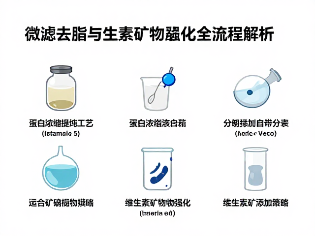 蛋白浓缩提纯工艺，微滤去脂与维生素矿物质强化全流程解析