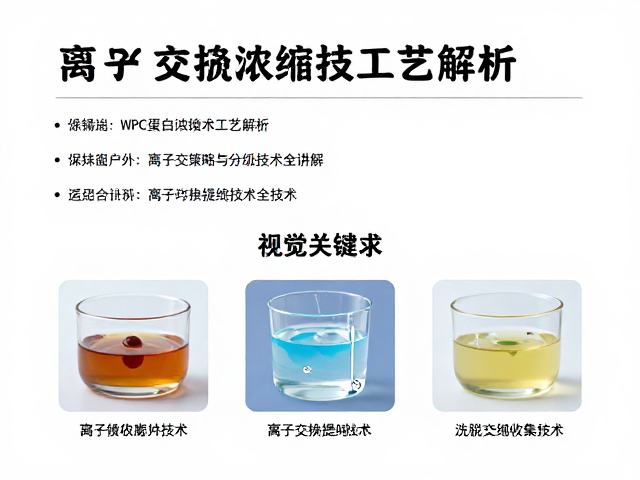 WPC蛋白浓缩工艺解析,离子交换提纯技术全讲解