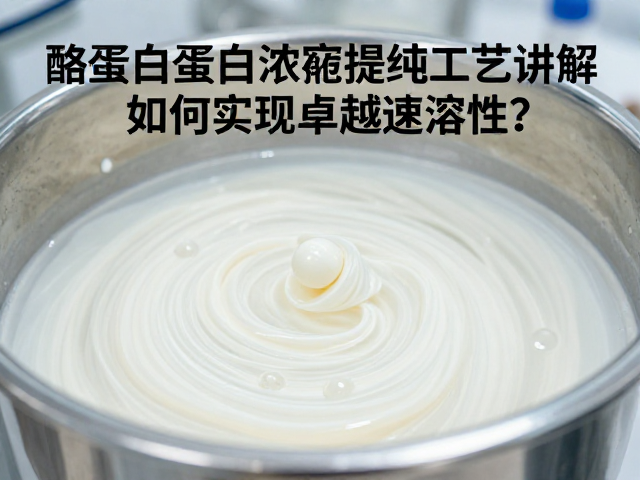 酪蛋白蛋白浓缩提纯工艺讲解,如何实现卓越速溶性?