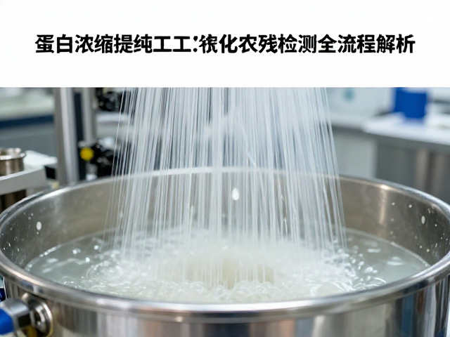蛋白浓缩提纯工艺，流化床干燥与农残检测全流程解析