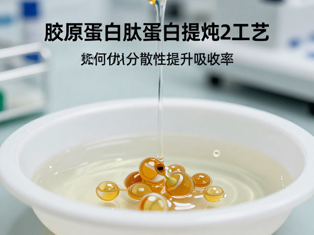 胶原蛋白肽蛋白浓缩提纯工艺，如何优化分散性提升吸收率