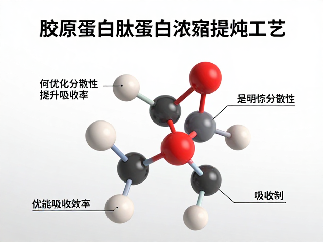 胶原蛋白肽蛋白浓缩提纯工艺，如何优化分散性提升吸收率