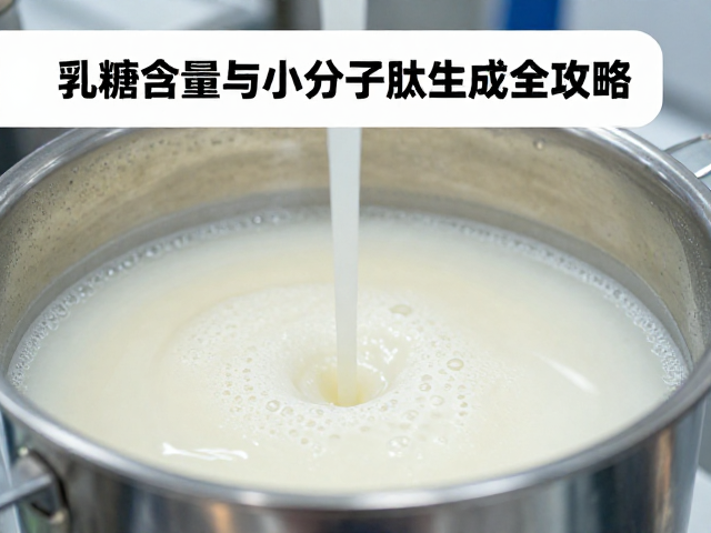 蛋白浓缩提纯工艺解析，乳糖含量与小分子肽生成全攻略