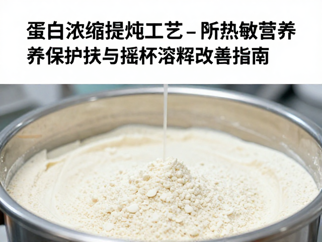 蛋白浓缩提纯工艺，热敏营养保护与摇杯溶解改善指南