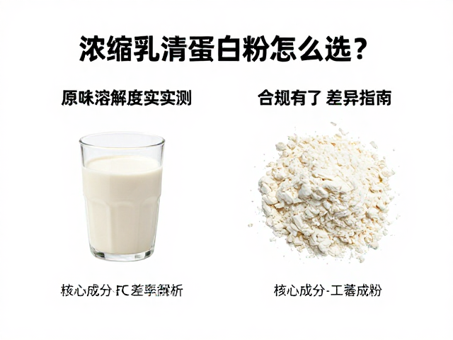浓缩乳清蛋白粉怎么选？原味溶解度实测与选购指南