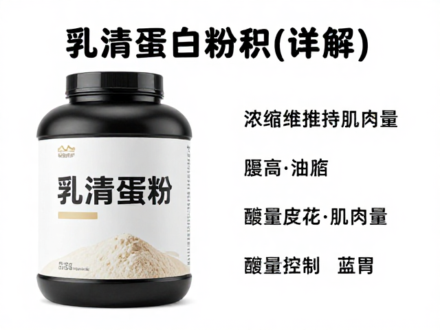 浓缩乳清蛋白粉知识详解，如何科学维持肌肉量