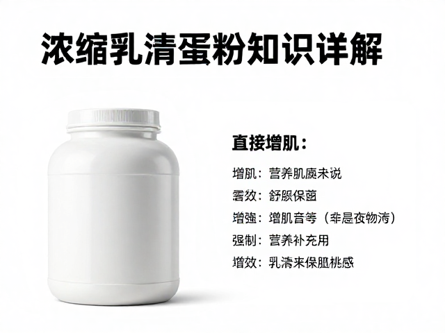 浓缩乳清蛋白粉知识详解,是营养补充还是直接增肌?