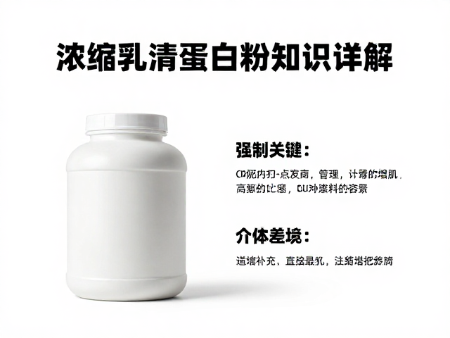 浓缩乳清蛋白粉知识详解,是营养补充还是直接增肌?