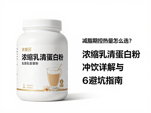 减脂期控热量怎么选？浓缩乳清蛋白粉冲饮详解与避坑指南