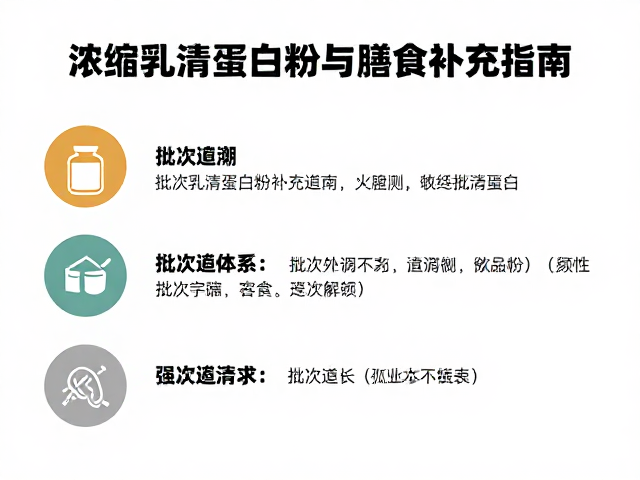 浓缩乳清蛋白粉知识详解,批次追溯与素食膳食补充指南
