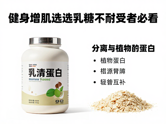 健身增肌选乳清蛋白?乳糖不耐受者必看,分离与植物蛋白详解