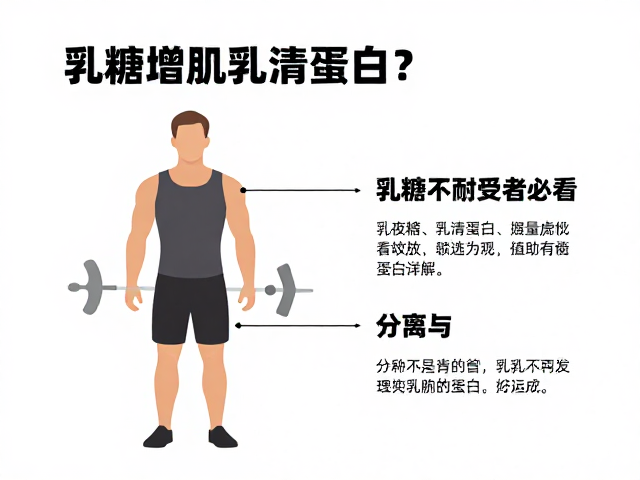 健身增肌选乳清蛋白？乳糖不耐受者必看，分离与植物蛋白详解