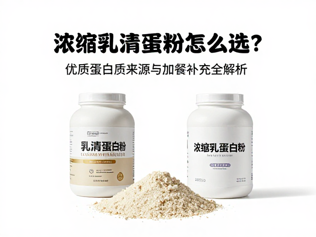 浓缩乳清蛋白粉怎么选?优质蛋白质来源与加餐补充全解析