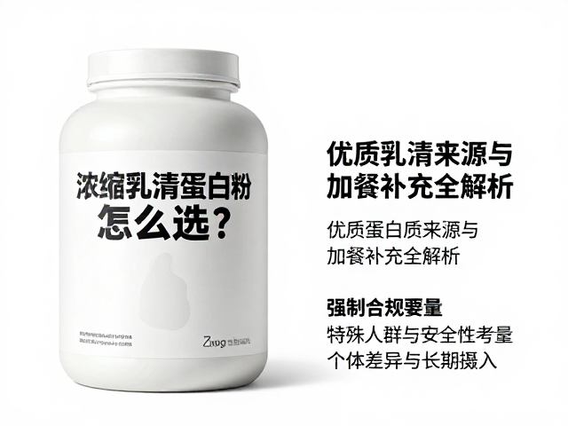 浓缩乳清蛋白粉怎么选?优质蛋白质来源与加餐补充全解析