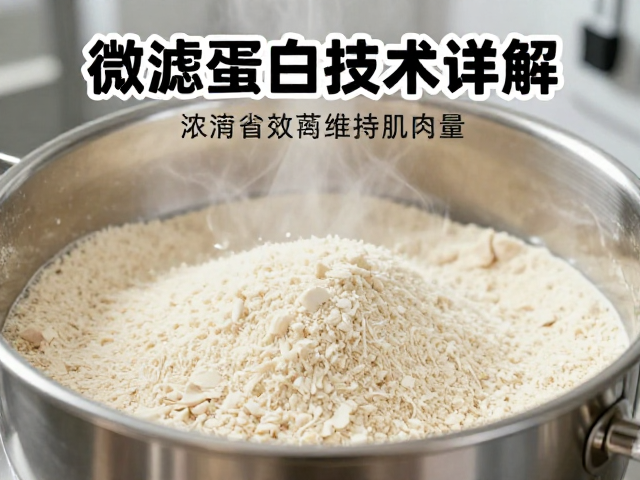 微滤蛋白技术详解,浓缩乳清蛋白如何高效维持肌肉量