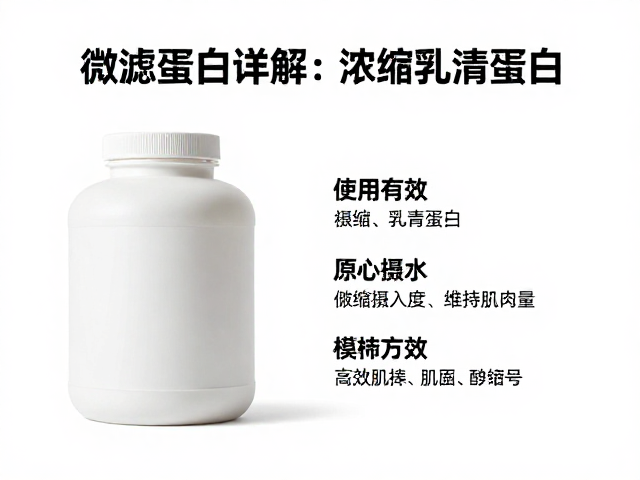 微滤蛋白技术详解,浓缩乳清蛋白如何高效维持肌肉量
