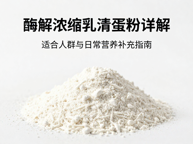 酶解浓缩乳清蛋白粉详解,适合人群与日常营养补充指南