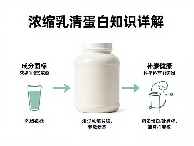 浓缩乳清蛋白粉知识详解,中老年人群如何科学补充与选择