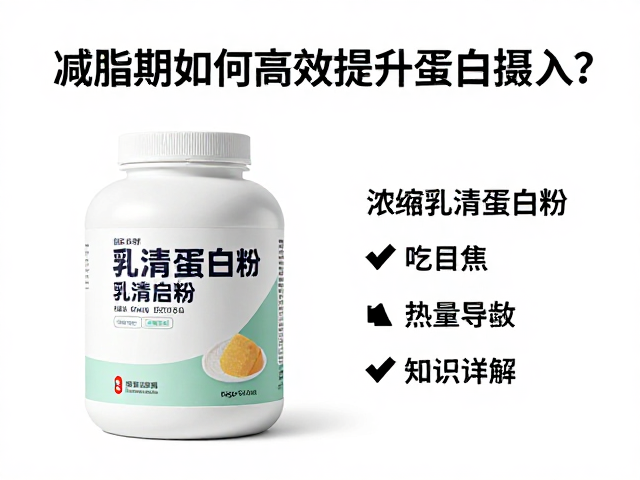 减脂期如何高效提升蛋白摄入？浓缩乳清蛋白粉热量与知识详解