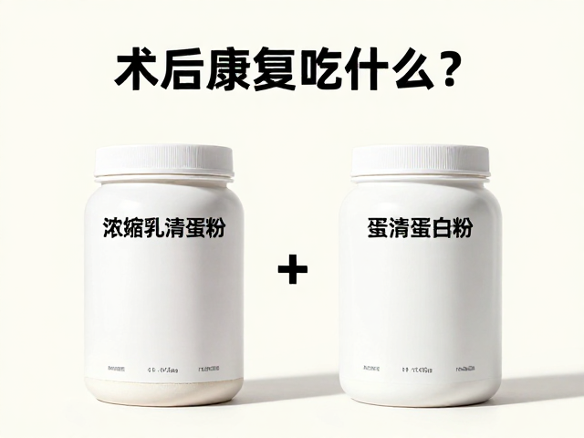 术后康复吃什么?浓缩乳清蛋白粉与蛋清蛋白粉功效详解