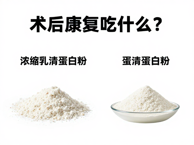 术后康复吃什么?浓缩乳清蛋白粉与蛋清蛋白粉功效详解