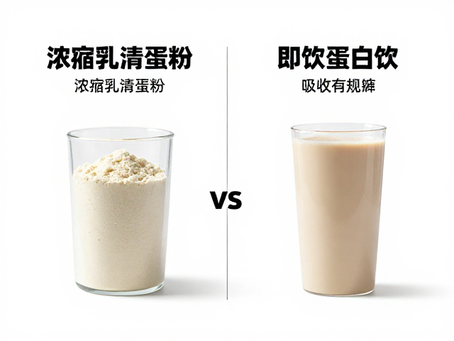办公室加餐选浓缩乳清蛋白粉还是即饮蛋白饮？知识详解与对比