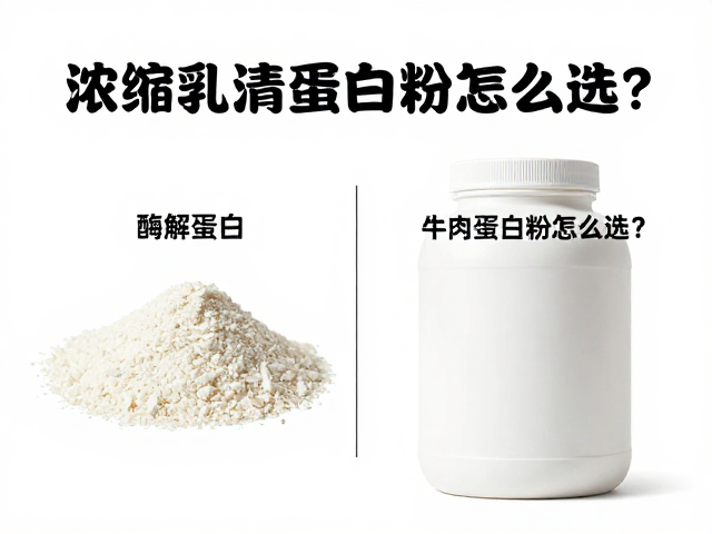 浓缩乳清蛋白粉知识详解,酶解蛋白与牛肉蛋白粉怎么选?