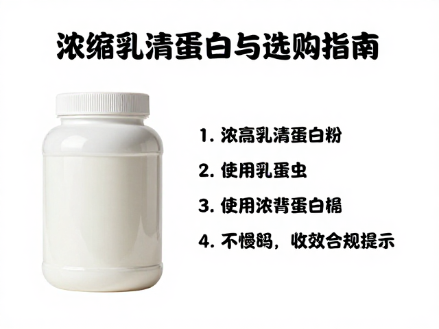 中老年营养补充,浓缩乳清蛋白粉知识详解与选购指南