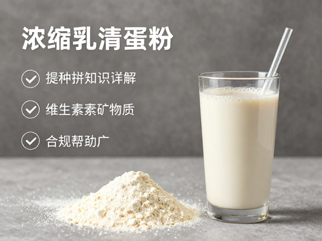 浓缩乳清蛋白粉知识详解，搭配维生素矿物质，打造高效蛋白奶昔