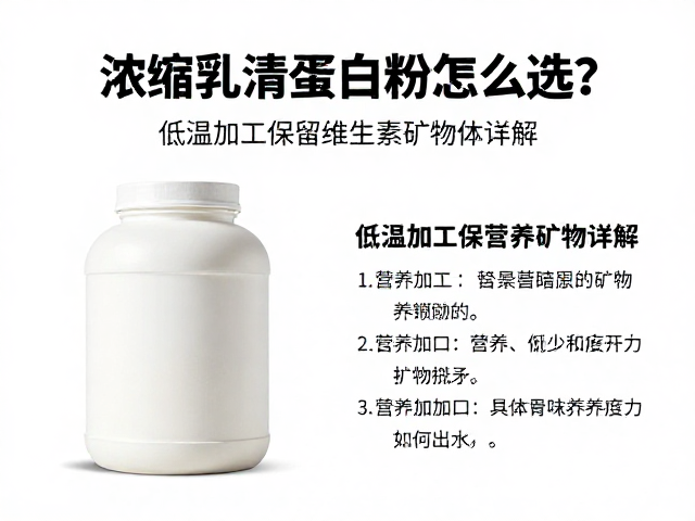 浓缩乳清蛋白粉怎么选？低温加工保留维生素矿物质详解