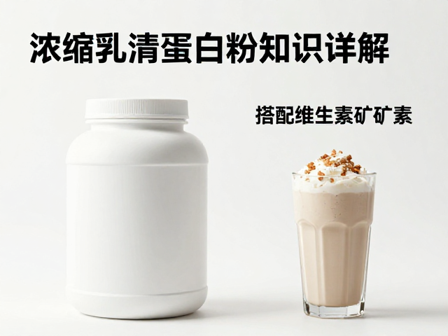 浓缩乳清蛋白粉知识详解,搭配维生素矿物质,打造高效蛋白奶昔