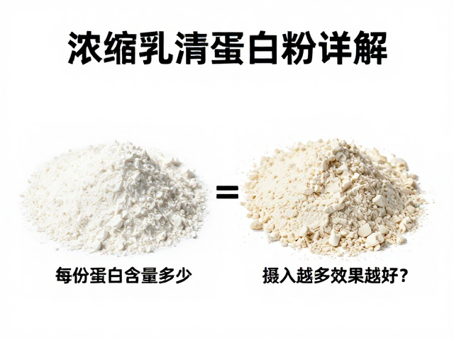 浓缩乳清蛋白粉详解，每份蛋白含量多少？摄入越多效果越好？