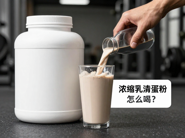浓缩乳清蛋白粉怎么喝？力量训练后搭配水冲饮指南