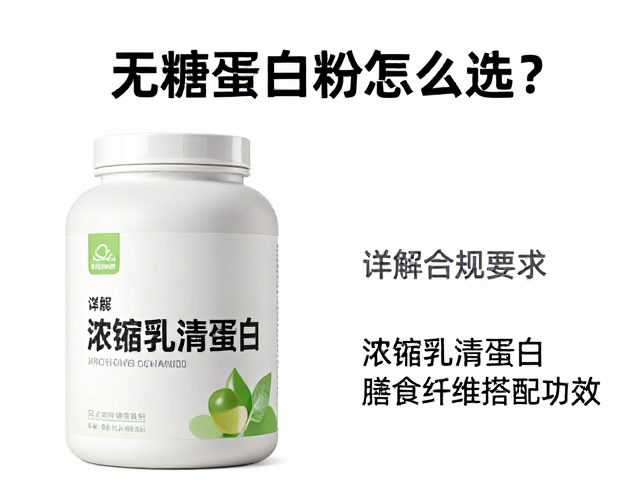无糖蛋白粉怎么选？详解浓缩乳清蛋白与膳食纤维搭配功效