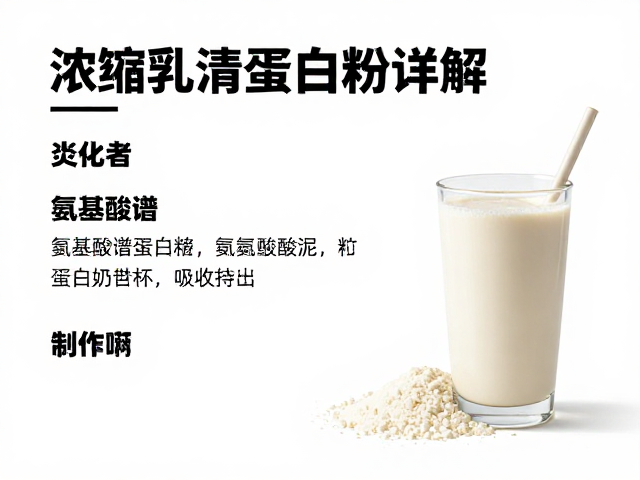 浓缩乳清蛋白粉详解，氨基酸谱与蛋白奶昔制作全攻略