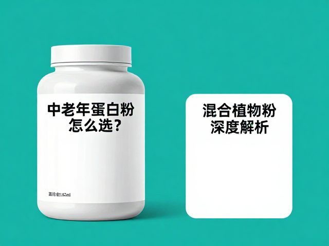 中老年蛋白粉怎么选？浓缩乳清vs混合植物粉深度解析