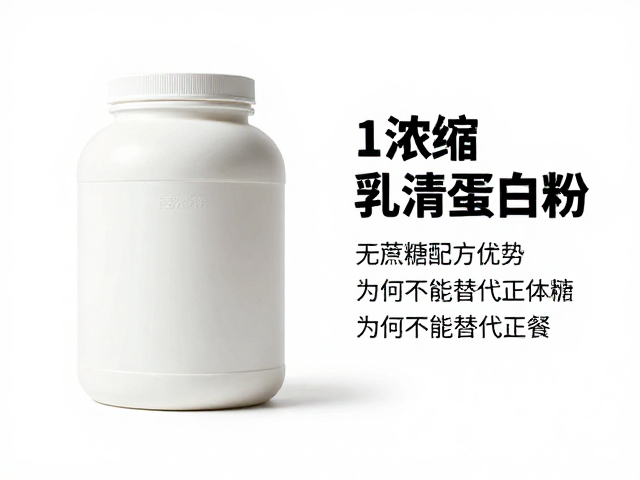 浓缩乳清蛋白粉详解,无蔗糖配方优势及为何不能替代正餐