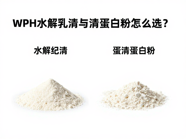 浓缩乳清蛋白粉详解，WPH水解乳清与蛋清蛋白粉怎么选？