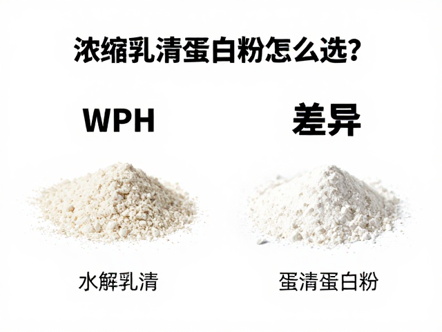 浓缩乳清蛋白粉详解，WPH水解乳清与蛋清蛋白粉怎么选？