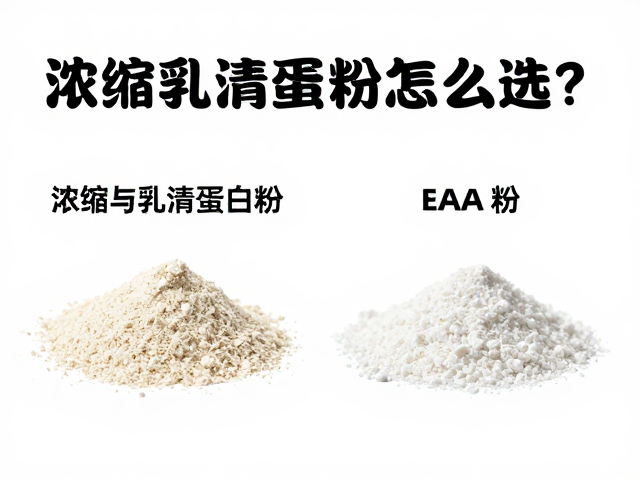 浓缩乳清蛋白粉知识详解，EAA与增肌粉怎么选？