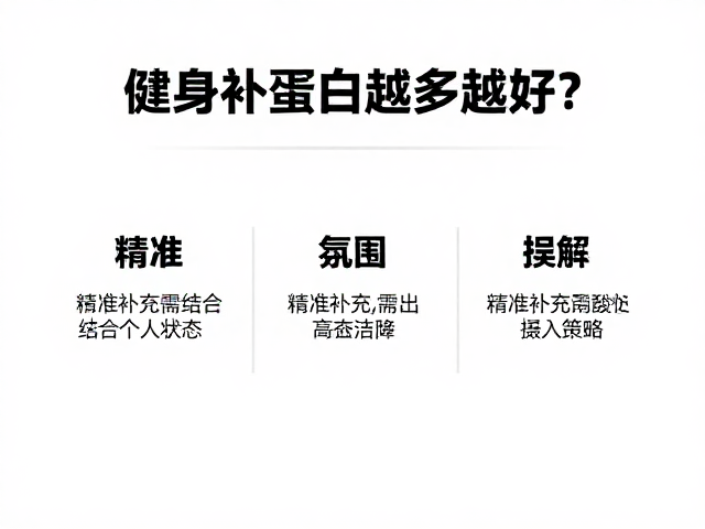 健身补蛋白越多越好？看每份氨基酸组成，精准补充更高效