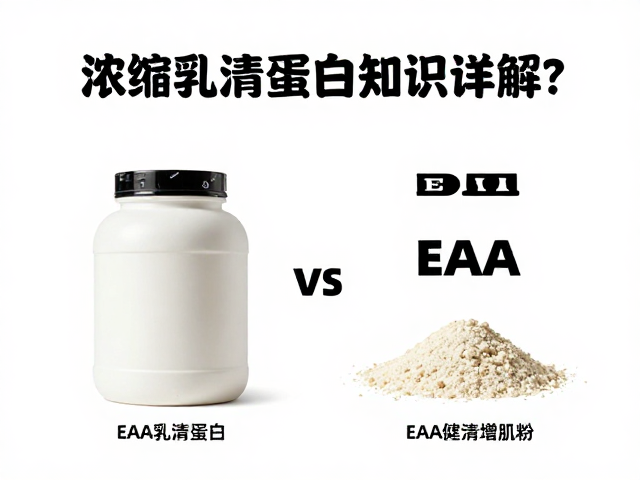 浓缩乳清蛋白粉知识详解,EAA与增肌粉怎么选?