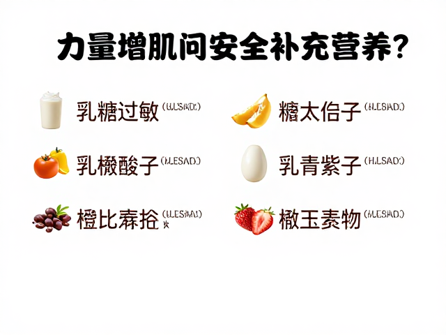 力量健身增肌指南,乳制品过敏人群如何安全补充营养?