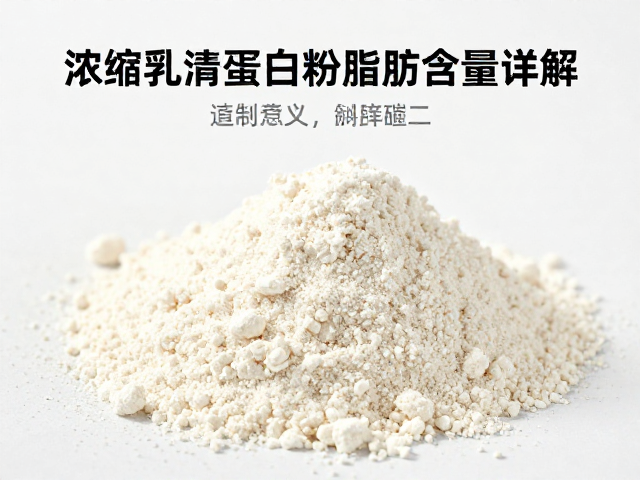 浓缩乳清蛋白粉溶解度与脂肪含量详解，选购避坑指南