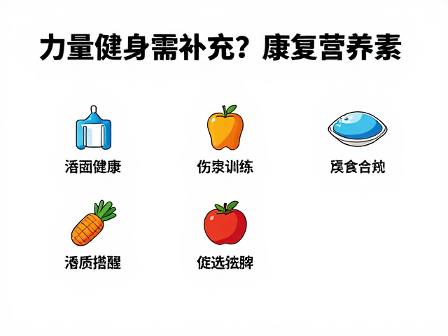 力量健身需补充？康复训练人群也适用，通用营养指南